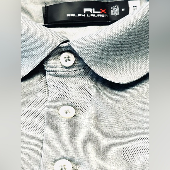 Ralph Lauren Other - Ralph Lauren RLX Men's Performance Golf Polo Mesh Gray Camo Med EUC